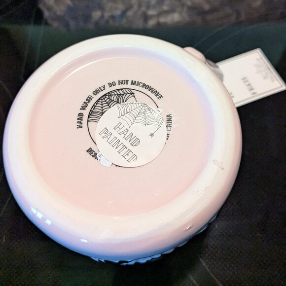 XL Mug - Blush with Bats 24oz NWT - Picture 3 of 5